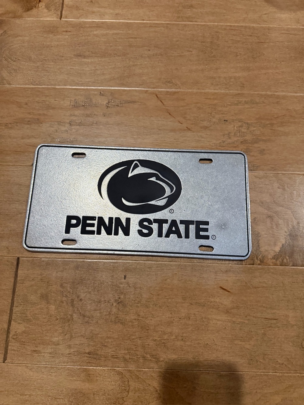 New Pewter Penn State Nittany Lions
Rectangle License Plate Discontinued
